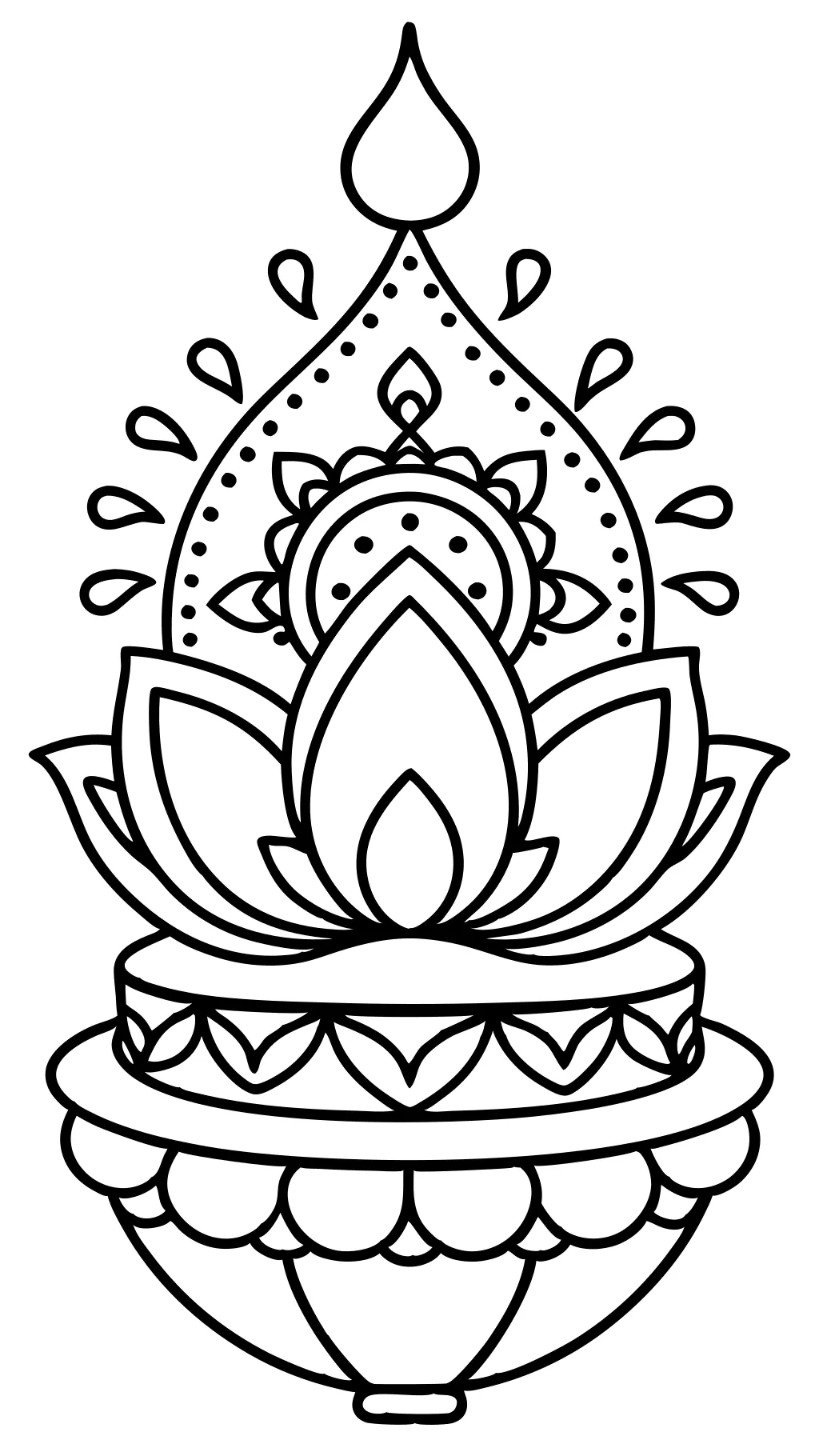 diwali coloring pages printable